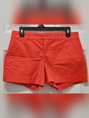 Calvin Klein Jeans Orange Cotton Bermuda Shorts